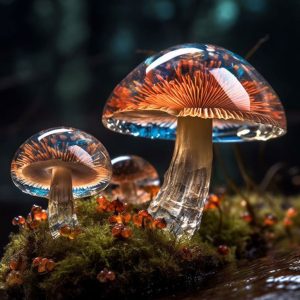 Crystal Cap Mushrooms